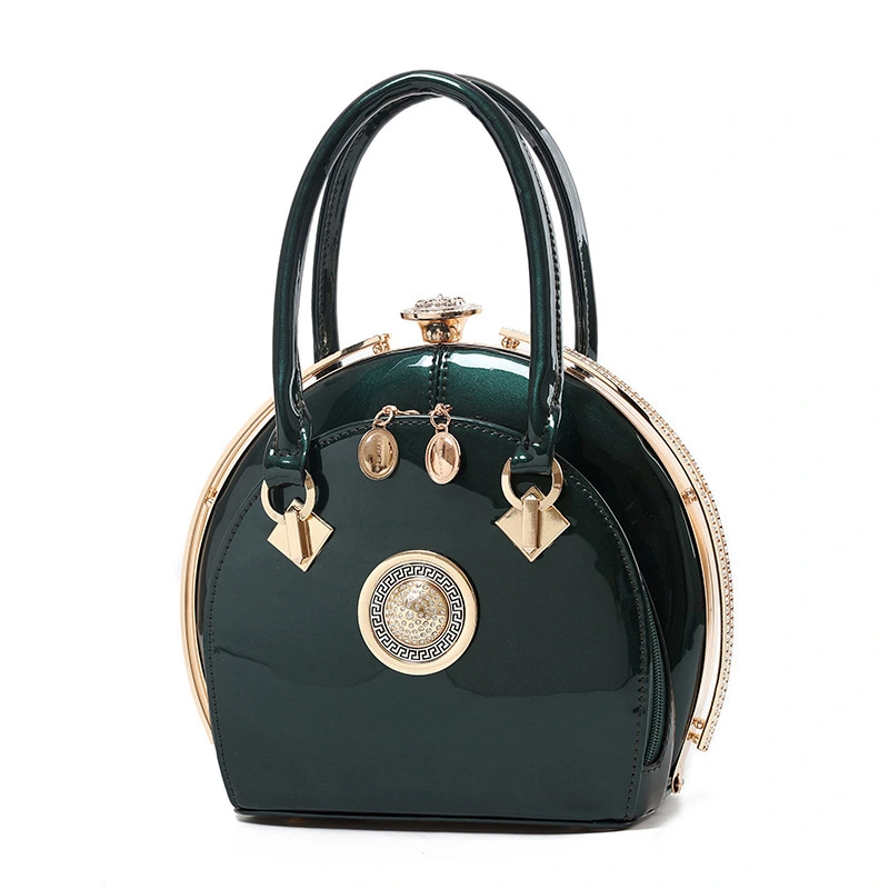 Ladies' New Shiny Leather High-end Handbag