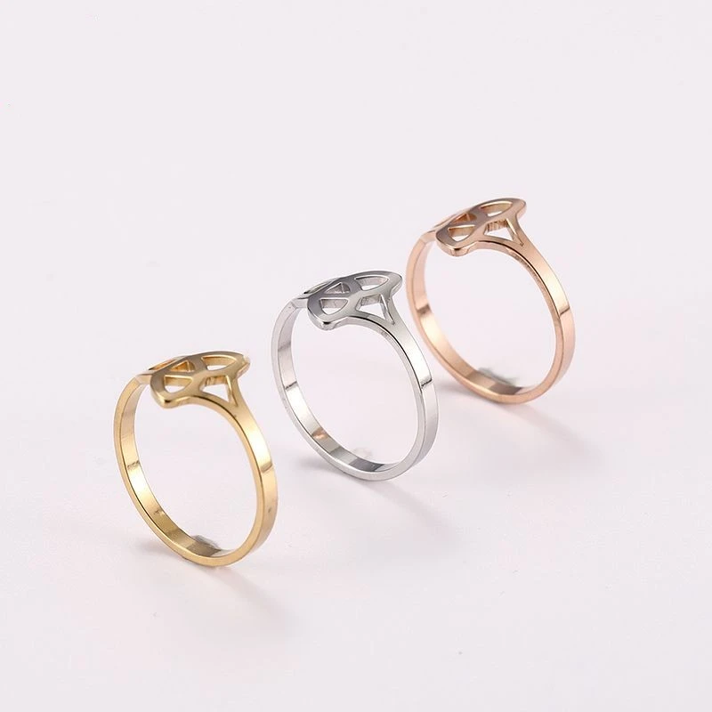 Lovely Stainless Steel Geometric Ring