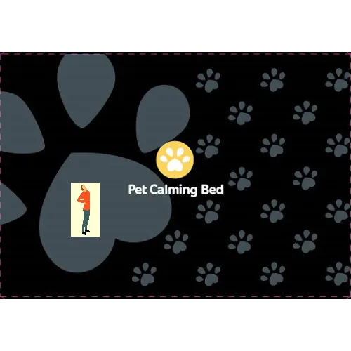 Pet calming bed