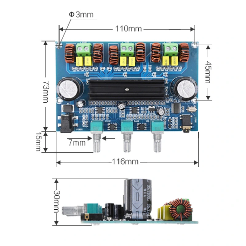 XH-A305 Bluetooth 5.0 Digital Power Amplifier Board TPA3116D2