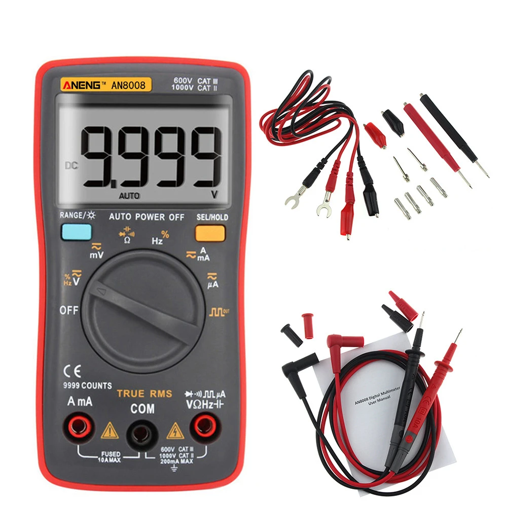 Counting Backlight Ac / Dc Ammeter Portable Instrument