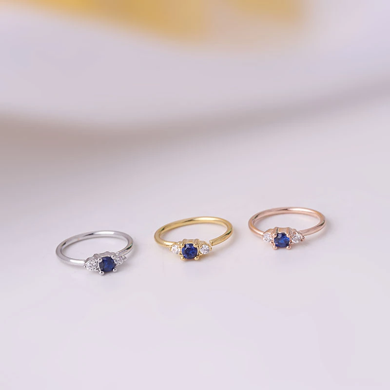 Colored Zircon Nose Rings In Europe And America