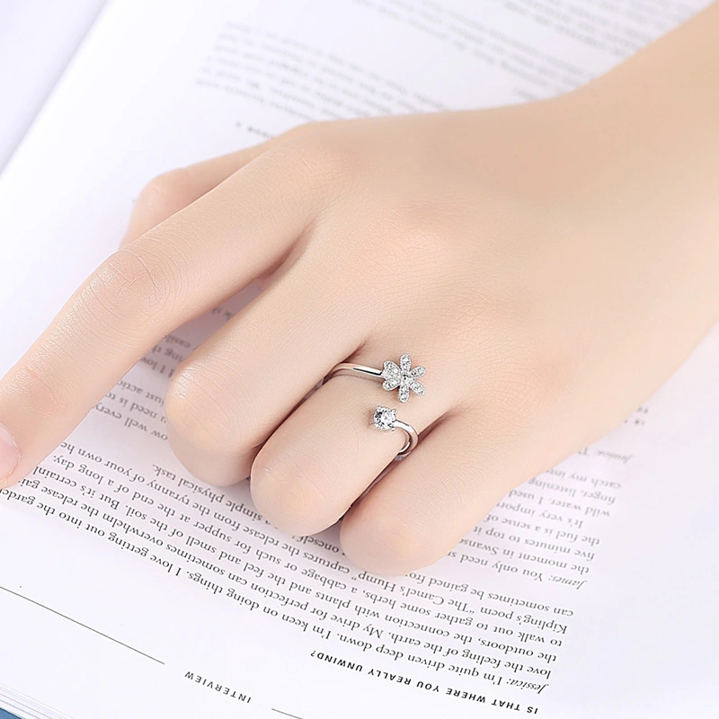 Japanese And Korean Simple Temperament Student Gift Ring