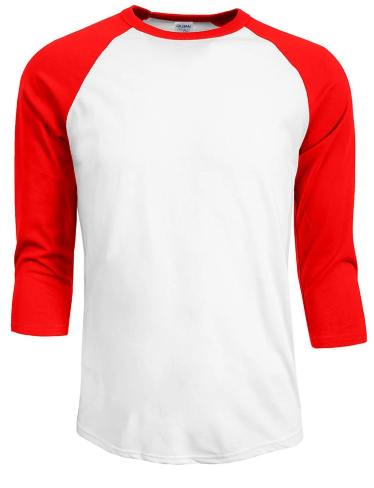 Round Neck 4 Sleeves Solid Color Men's T-Shirt