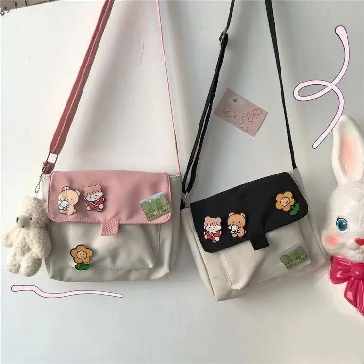 Ins Japanese Messenger Bag Cute Harajuku Student Korean One-shoulder Mobile Phone Bag