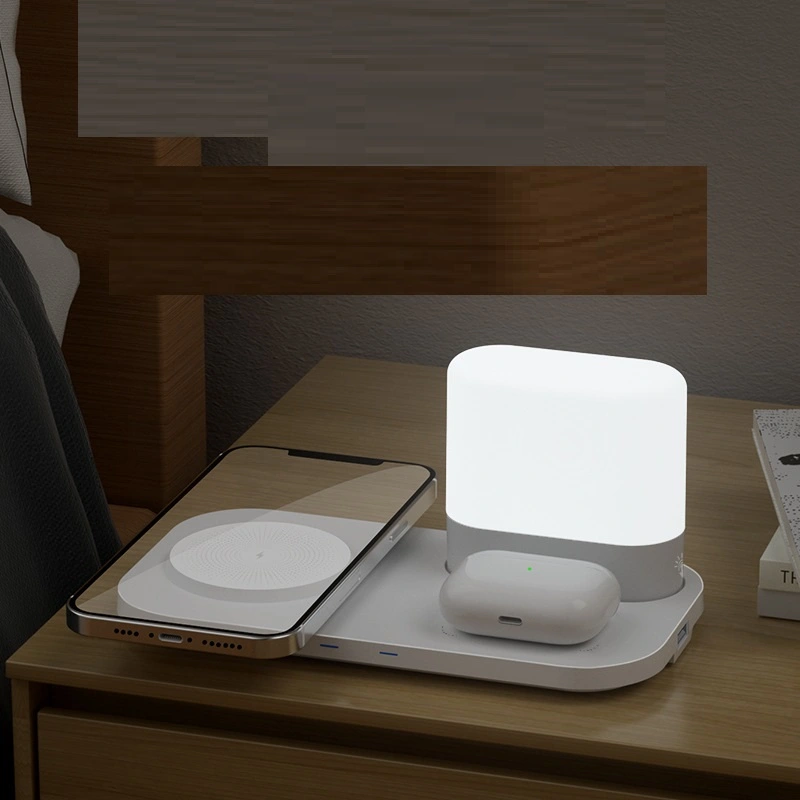 New Private Model Four In One Wireless Charger Night Light