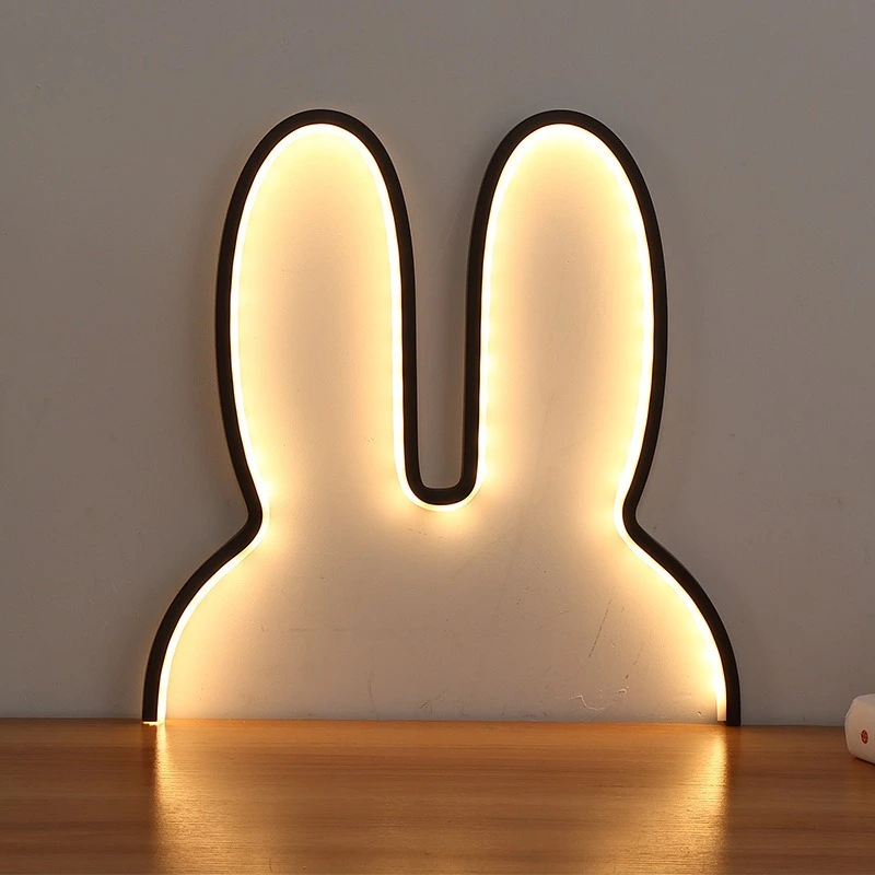 Children's Room Cute Cute Rabbit Net Red LED Wall Light Night Light