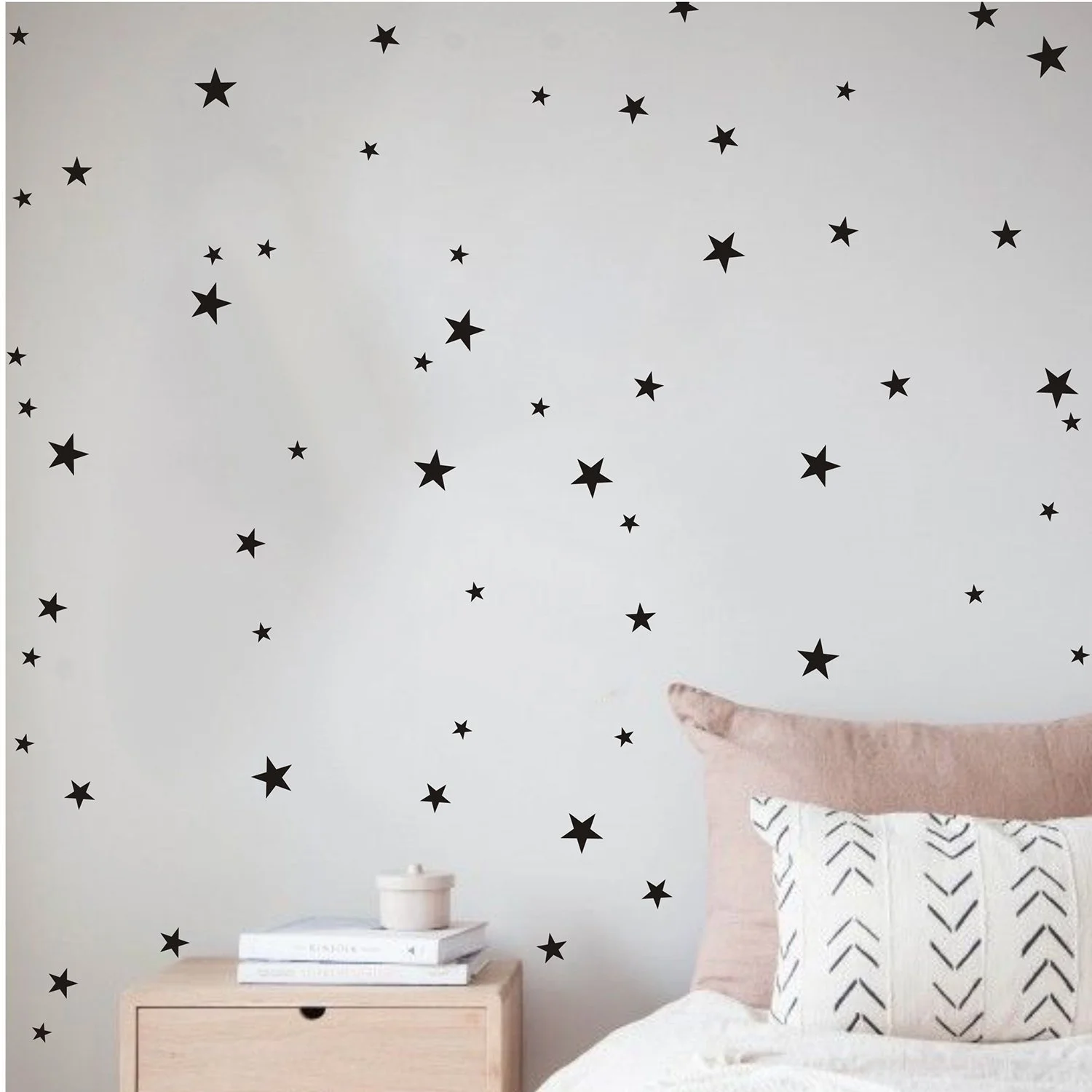 Pentagram Full Of Stars Children's Room Bedroom Sticker Removable