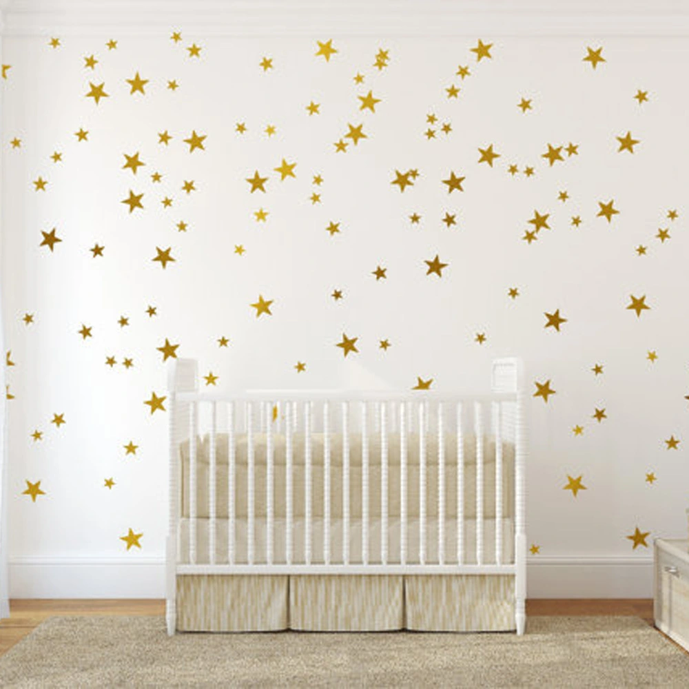 Pentagram Full Of Stars Children's Room Bedroom Sticker Removable