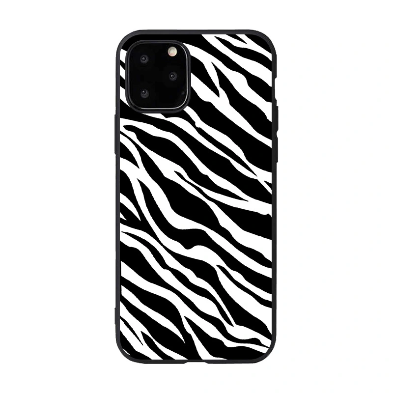 Zebra Pattern Protective Sleeve Black Matte