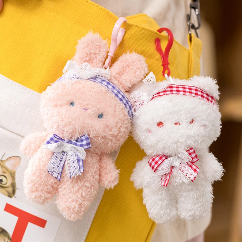 Plush Doll Lolita Bear Bag Charm Keychain