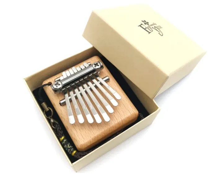 8-tone Mini Thumb Piano Card Lymphatic Instrument