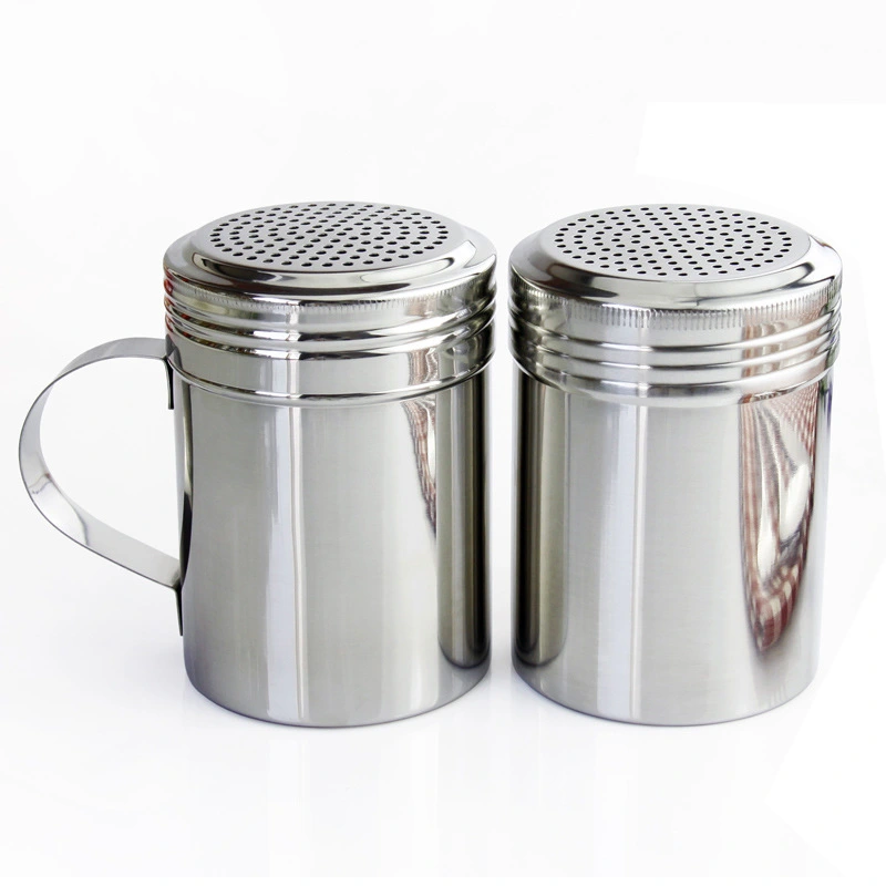 Stainless Steel Seasoning Box Barbecue Seasoning Salt And Pepper Condiment Dispenser Powder Particles Condiment Bottle