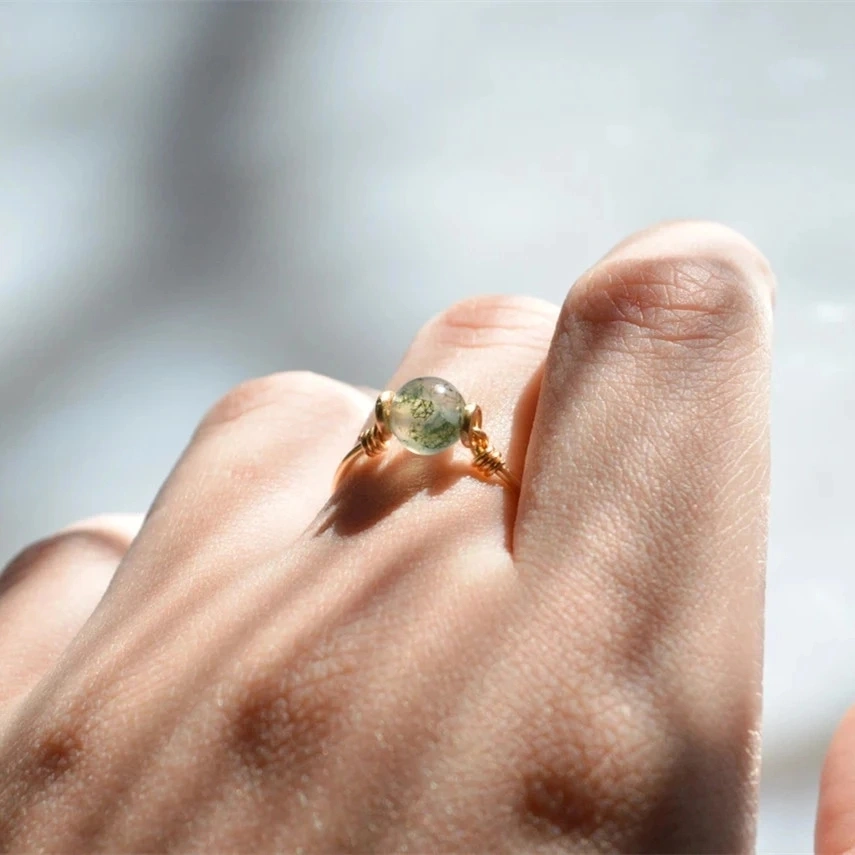 Green Jadeite Fashion Ring