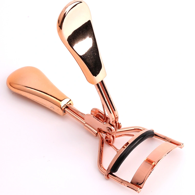 Stainless Steel Rose Gold Eyelash Clip Press Type Eyelash Curler