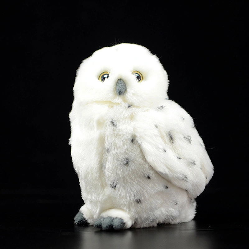 Simulation Little Snowy Doll Cute White Owl