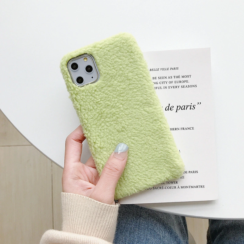 Suitable Lamb Plush Cloth Mobile Phone Case