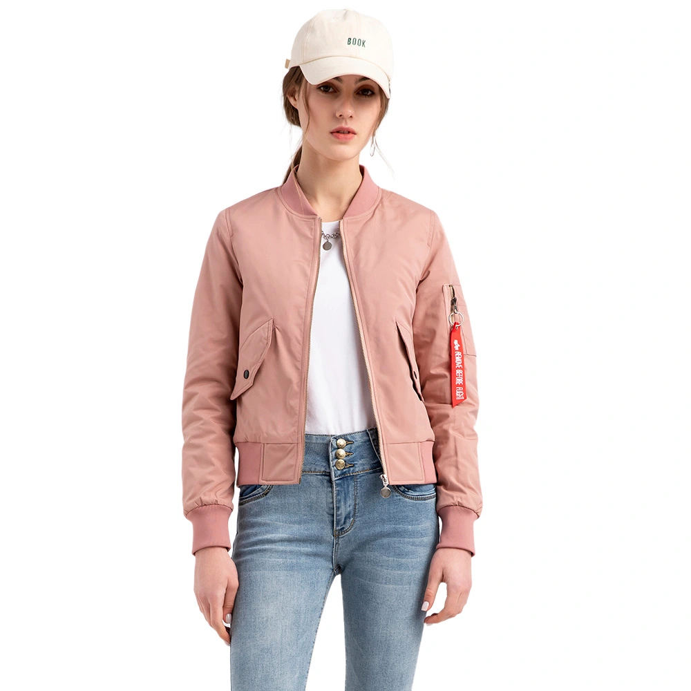 Pilot Jacket Women's Baseball Jacket Spring And Autumn Flight Suit Long-sleeved Padded Jacket For Women