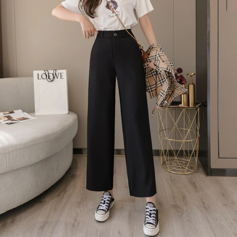 Chiffon Wide-leg Suit Trousers Female Drape In The Summer Of 