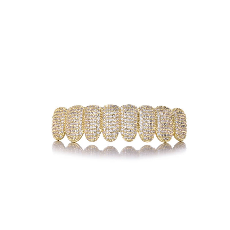 Dianyi Jewelry Full Diamond Hip Hop Toothset
