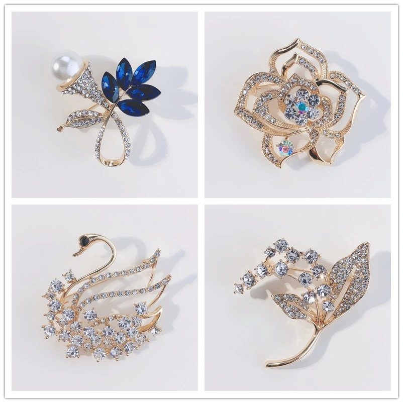 Corsage Color Preserving Electroplating Alloy Women