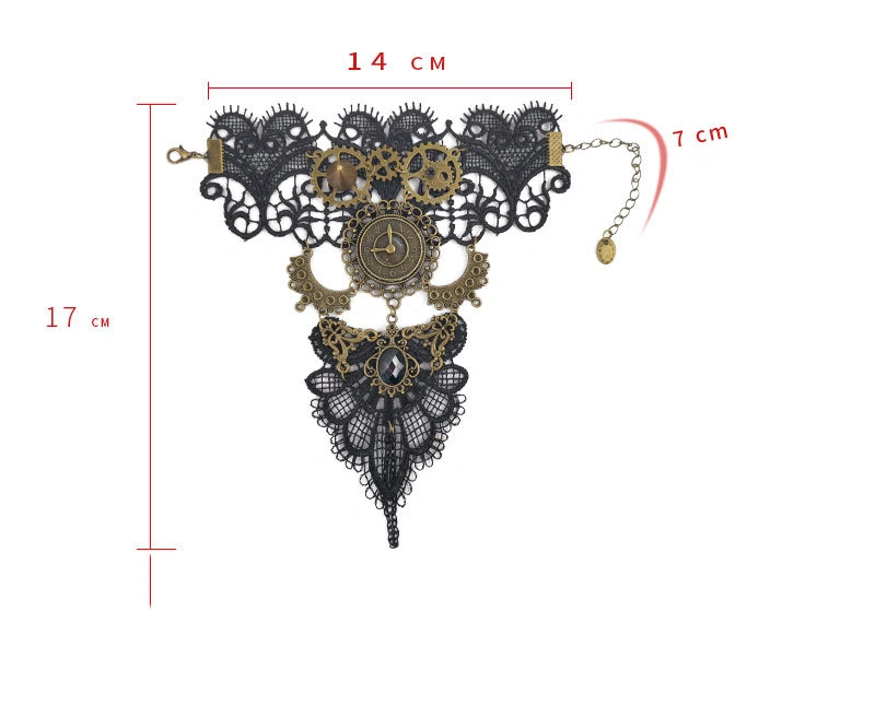 Ladies Gear Clock Steam Engine Jewelry Party Accessories