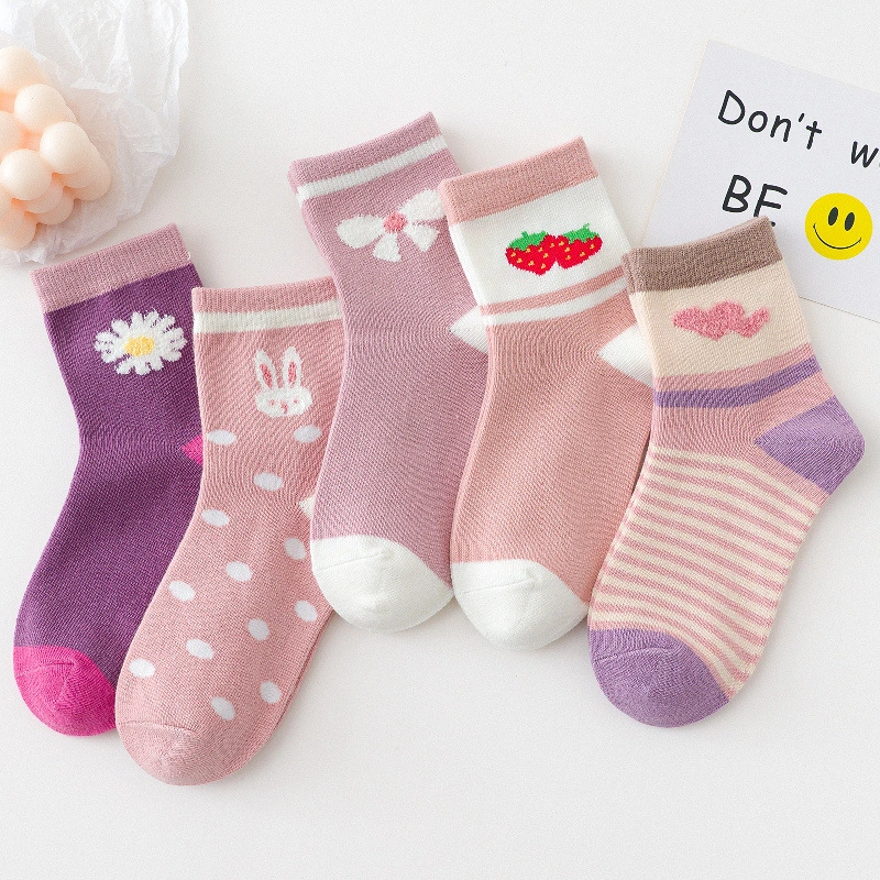 Middle Tube Socks Girls Socks Spring And Autumn Elementary School Socks Winter