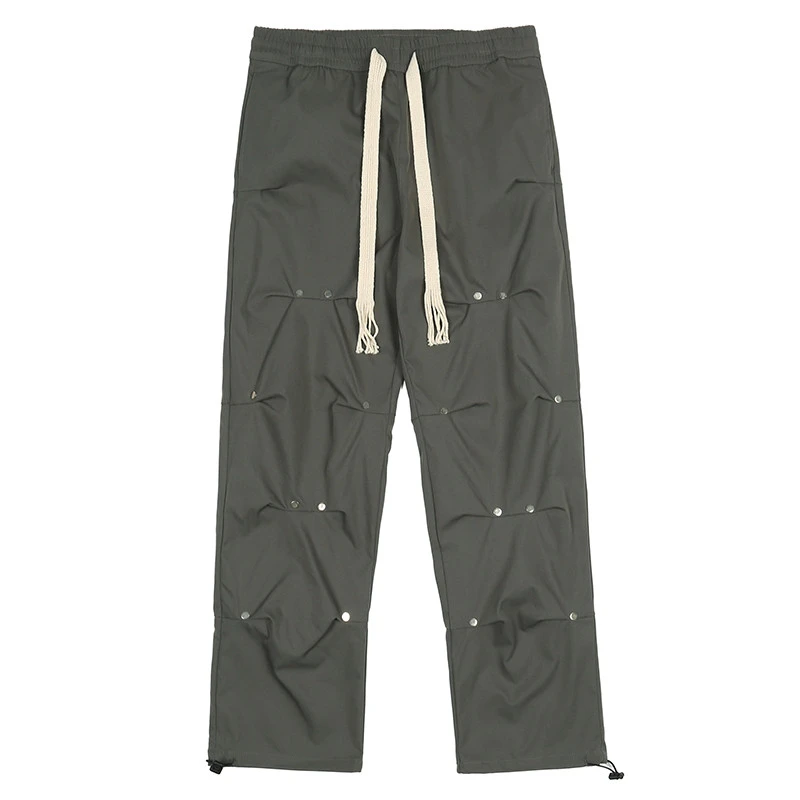 Men's Versatile Pleated Straight Cargo Pants