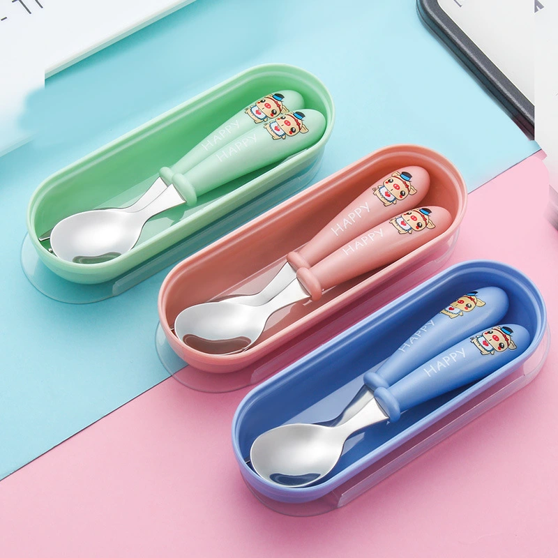 304 Children's Cutlery Set Short Handle Stainless Steel Spoon