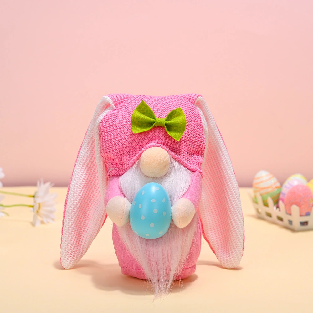 Easter Ornament Long-eared Rabbit Faceless Doll