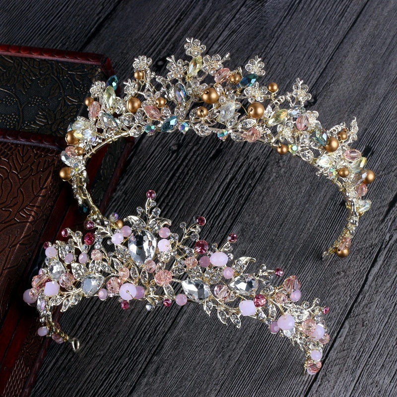 Bridal Crown Hair Accessories Alloy Handmade Jewelry