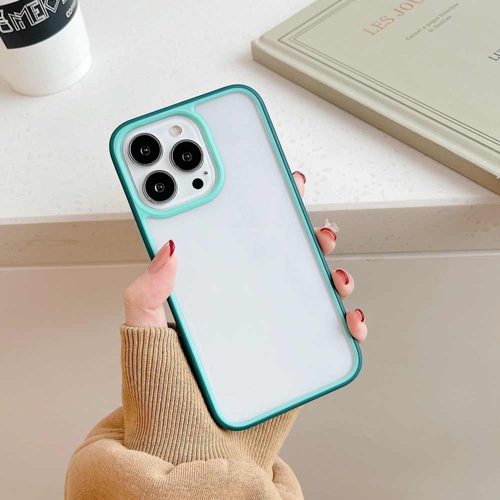 Simple Color Contrast Color Frame Mobile Phone Case