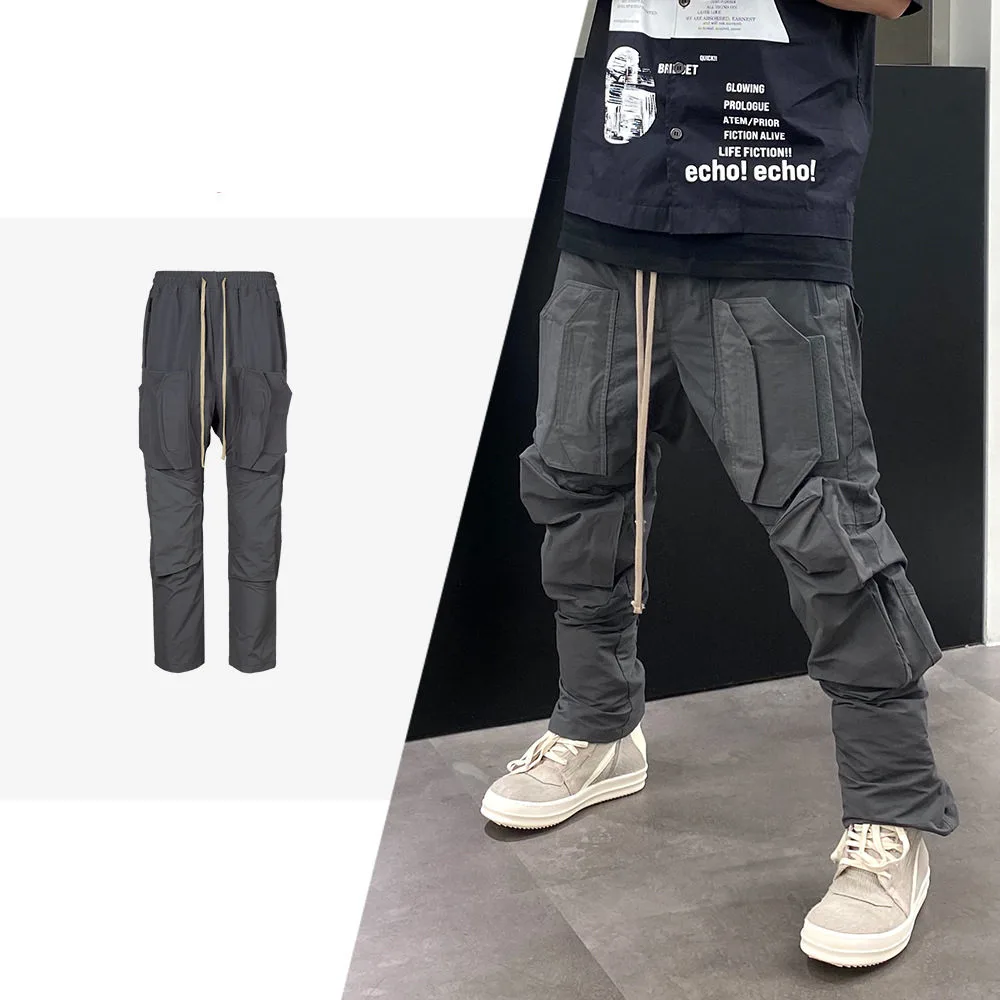 Men's New Product Multi-Flap Functional Pants Casual