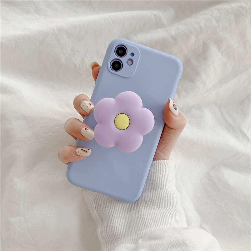 Dusty Lavender Big Flower  Socket  Case