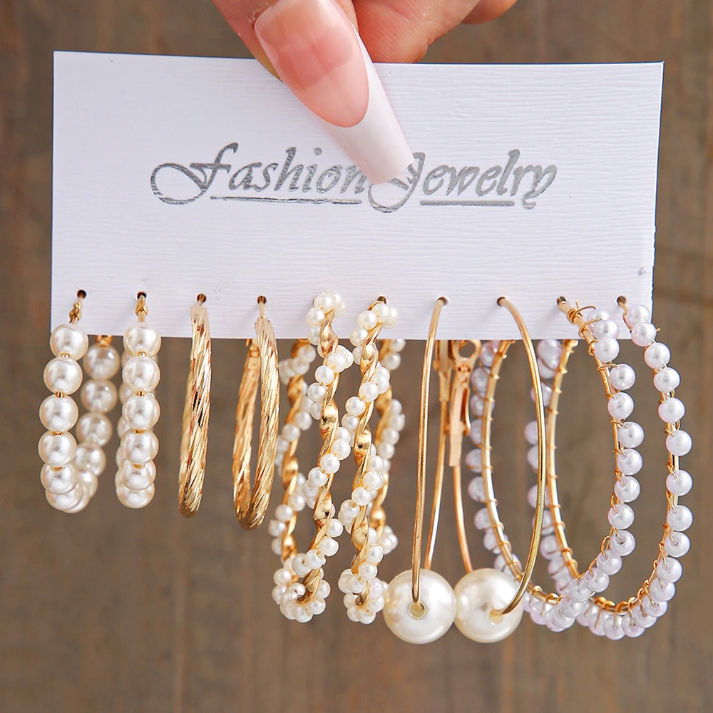 Female Cool Style Fashion Earring Set