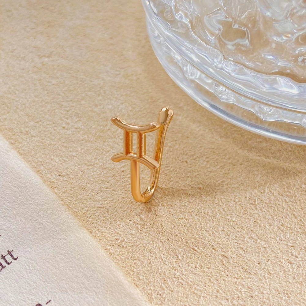European And American 12 Constellation Piercing Free Nose Clip Ins Fashion