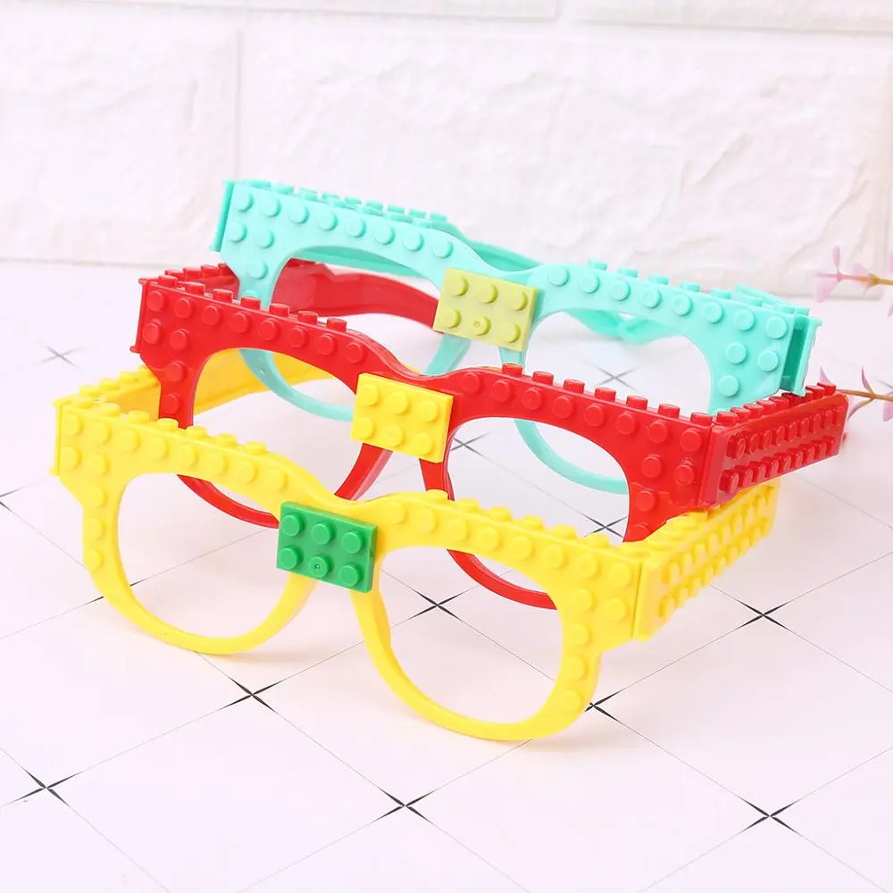 Children's Fashionable And Creative Deformation Block Glasses