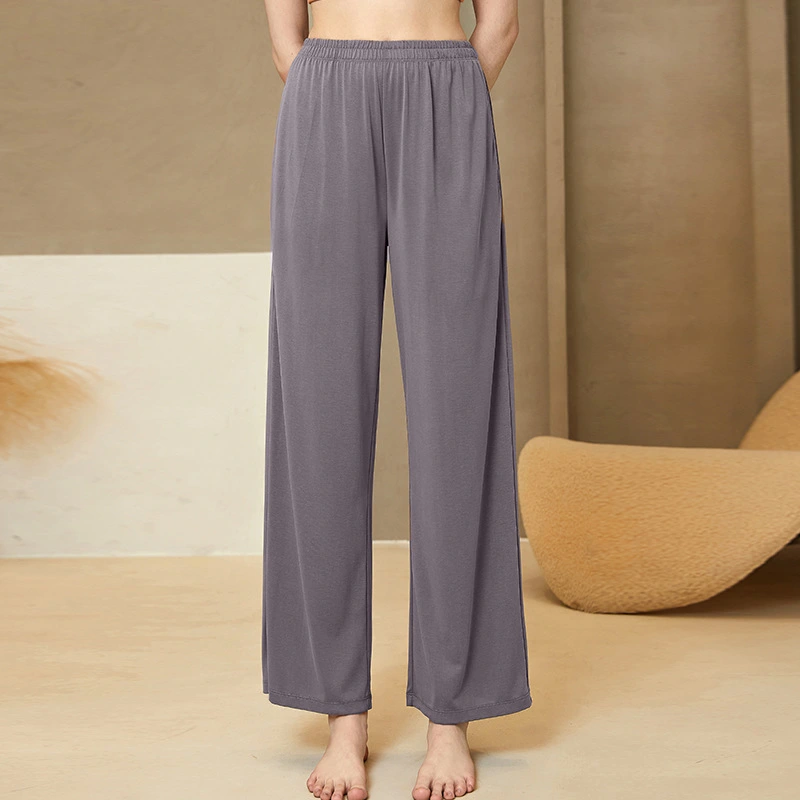 Acetate Cotton Drape Wide-leg Mopping Pants