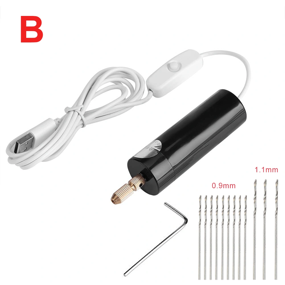 Crystal Epoxy DIY Mini Electric Drill Electric USB