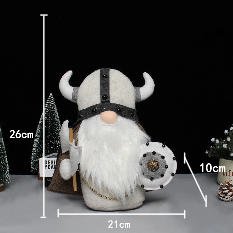 Standing Faceless Old Man Plush Doll Ornament Knight