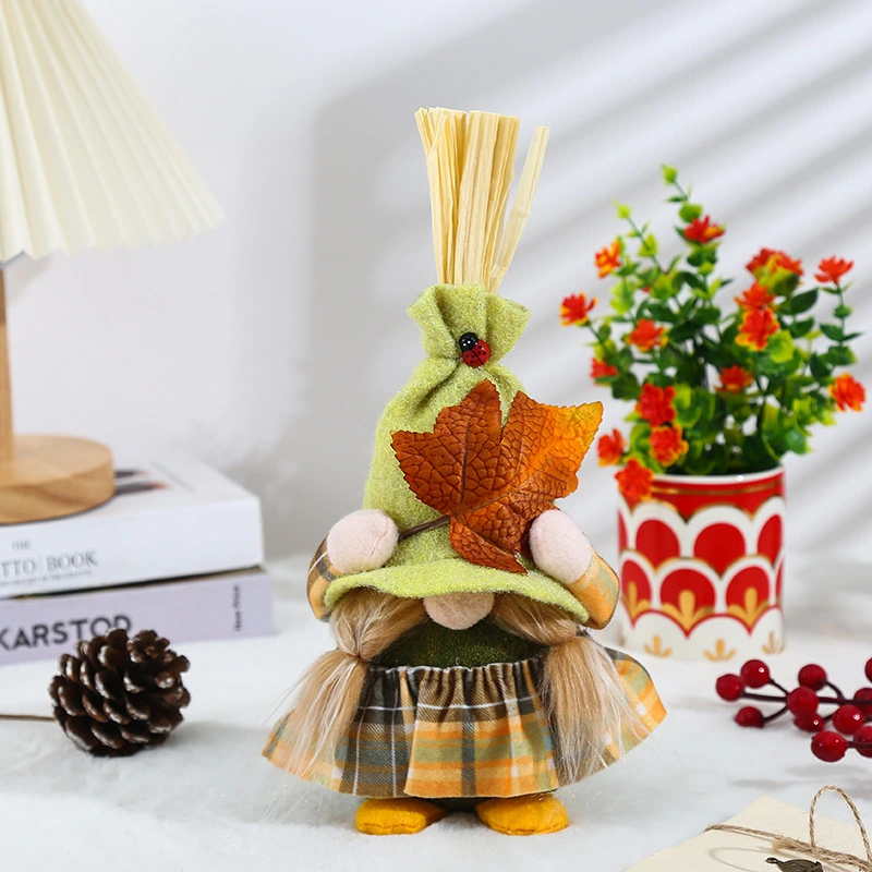 Harvest Festival Gnome Faceless Doll Creative Autumn Color