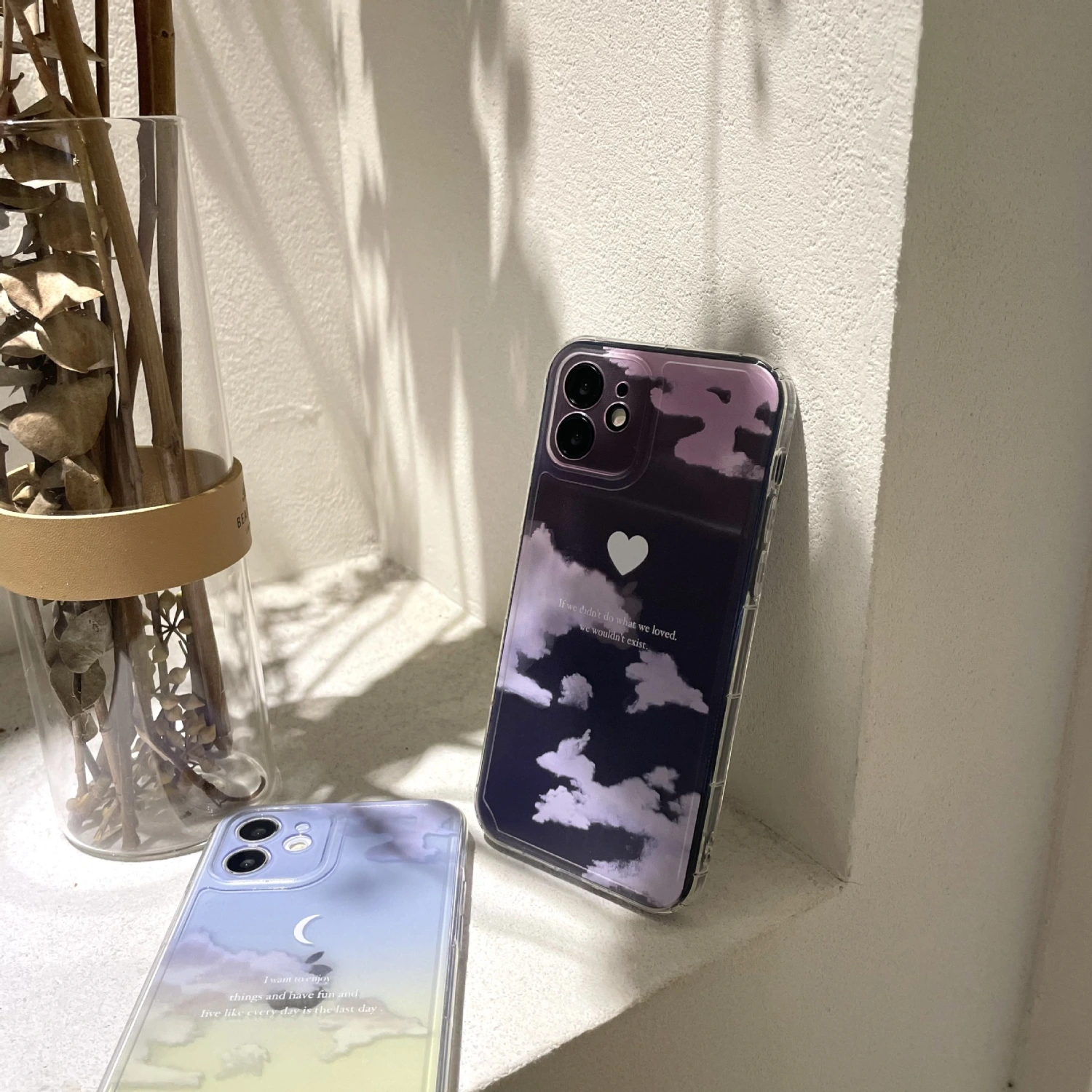 Gradient Cloud Love Mobile Phone Soft Shell