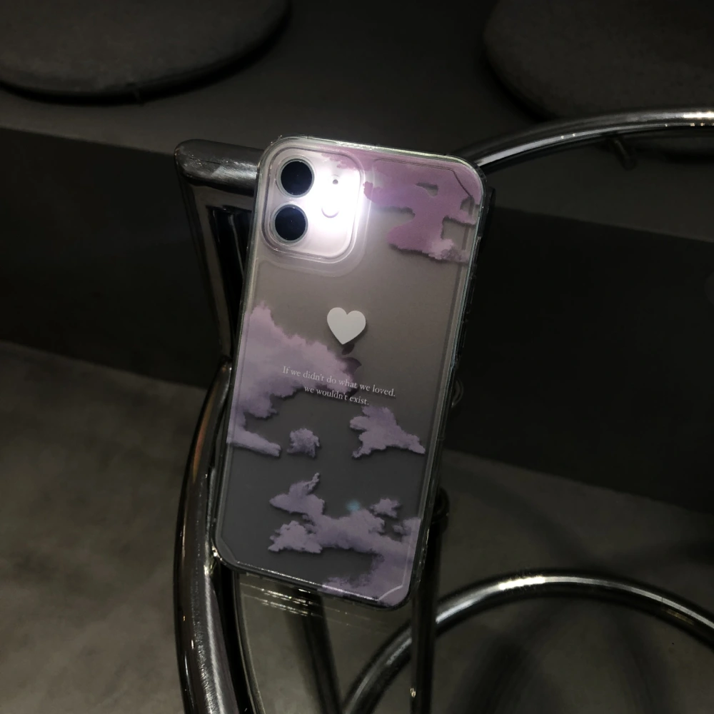 Gradient Cloud Love Mobile Phone Soft Shell