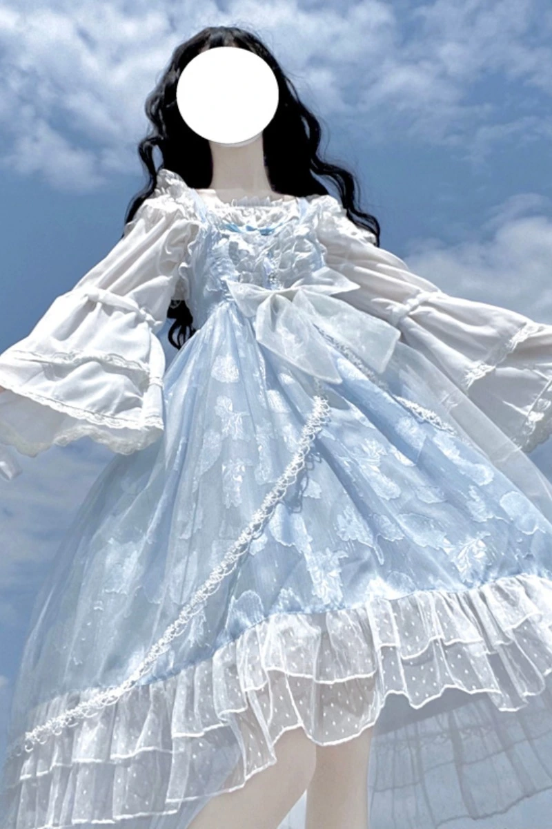 Design Lolita Shell Jacquard Suspender Jsk Dress Summer Dress