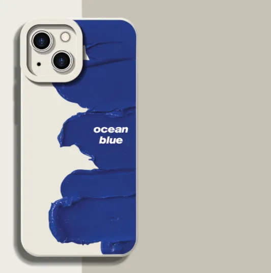 Klein Blue Oil Painting For Mobile Phone Case