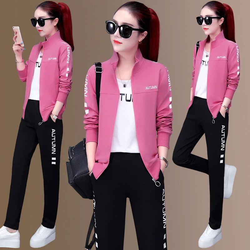 Women's Fashion Casual Loose Sports Suit