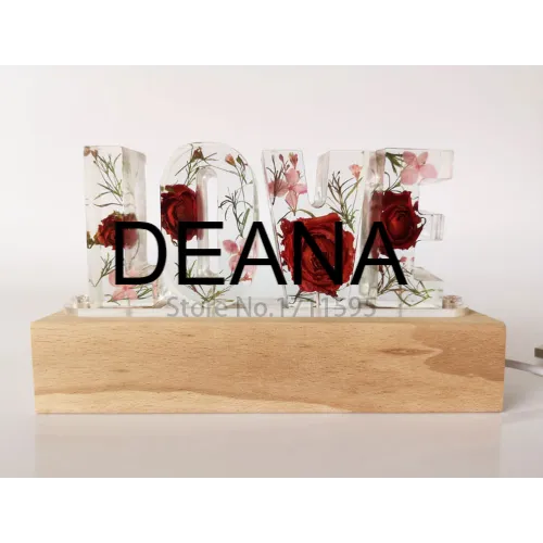 Letters Lamp for DEANA PELLARIN