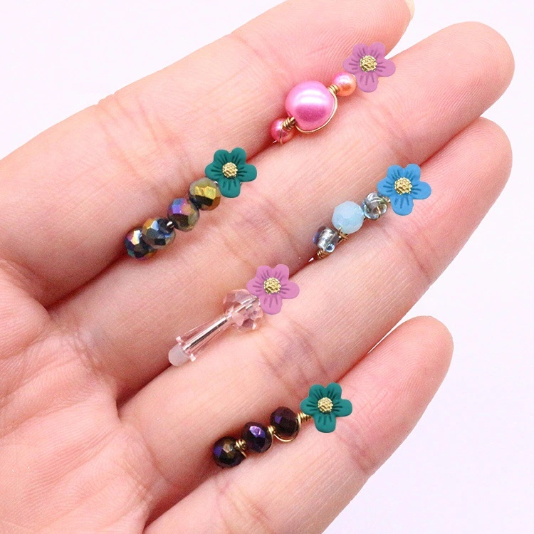 European And American Pearl Nose Ring Piercing Jewelry