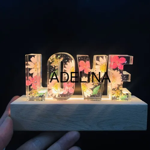 Letters Lamp for DEANA PELLARIN