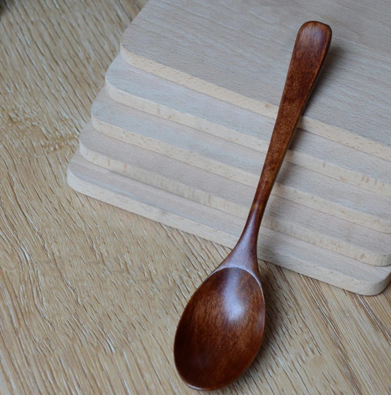 Pure Color Creative Children's Wooden Spoon